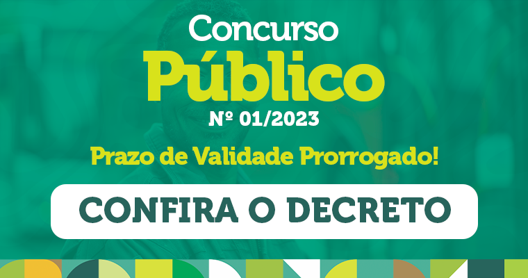 PREFEITURA DE PORANGATU PRORROGA VALIDADE DO CONCURSO PÚBLICO Nº 01/2023